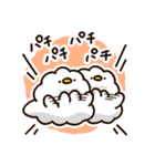 お祝いに使える！もこどりスタンプ（個別スタンプ：37）