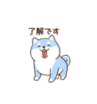 笑顔で彼女の浮気を詰める柴犬彼氏（個別スタンプ：19）
