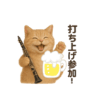 クラリネットが趣味な茶トラの週末（個別スタンプ：24）