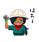 愉快な古生物学者（個別スタンプ：1）