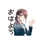社畜ちゃんの給料日ハイテンション♡（個別スタンプ：2）