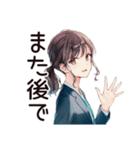 社畜ちゃんの給料日ハイテンション♡（個別スタンプ：10）