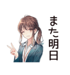 社畜ちゃんの給料日ハイテンション♡（個別スタンプ：18）
