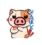 ブタにゃん①（個別スタンプ：3）