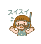 夏全開☆ひまわりガールの日常 Summer（個別スタンプ：8）