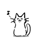 白目で頑張る猫（個別スタンプ：27）