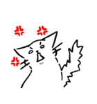 白目で頑張る猫（個別スタンプ：37）