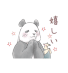 パンダとコアリクイ♢感情を伝える（個別スタンプ：3）