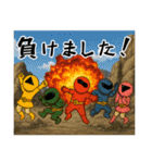 激情戦隊ヒョウゲンジャー  AI（個別スタンプ：2）
