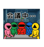 激情戦隊ヒョウゲンジャー  AI（個別スタンプ：5）