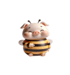 ハチミツブタは飛べないスタンプ（個別スタンプ：17）