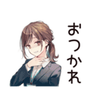 社畜ちゃんの休日満喫スタンプ（個別スタンプ：11）
