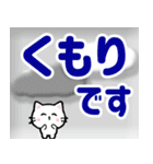 毎日のお天気ねこ☆日常語 飛び出す 修正版（個別スタンプ：15）