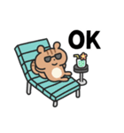 夏のシマリスこりすスタンプ（個別スタンプ：6）