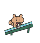 夏のシマリスこりすスタンプ（個別スタンプ：37）