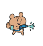 夏のシマリスこりすスタンプ（個別スタンプ：38）