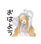 ゴシック＆ロリータガールのお茶会♡（個別スタンプ：3）