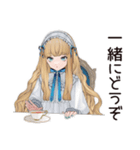 ゴシック＆ロリータガールのお茶会♡（個別スタンプ：17）