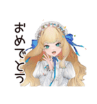 ゴシック＆ロリータガールのお茶会♡（個別スタンプ：21）