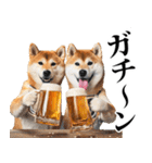 酒☆柴犬（個別スタンプ：15）