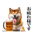 酒☆柴犬（個別スタンプ：29）