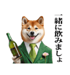 酒☆柴犬（個別スタンプ：33）