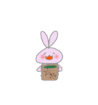 動くうさ②なんとなく2個目（個別スタンプ：3）