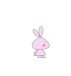 動くうさ②なんとなく2個目（個別スタンプ：8）
