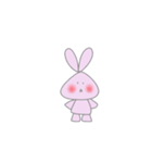 動くうさ②なんとなく2個目（個別スタンプ：9）