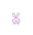 動くうさ②なんとなく2個目（個別スタンプ：11）