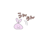 動くうさ②なんとなく2個目（個別スタンプ：16）