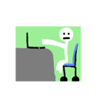 2ヶ月記念 動く者たち1（個別スタンプ：5）