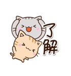 毎日便利なちびネコ（個別スタンプ：1）