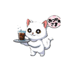 白茶猫シーちゃんの鳴き声3（個別スタンプ：6）