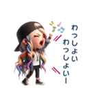 レインボー❤️常に叫びまくる子（個別スタンプ：25）