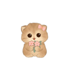 大きな目をした可愛い子猫 （NT）（個別スタンプ：4）