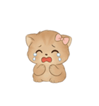 大きな目をした可愛い子猫 （NT）（個別スタンプ：6）