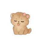 大きな目をした可愛い子猫 （NT）（個別スタンプ：9）