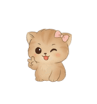 大きな目をした可愛い子猫 （NT）（個別スタンプ：17）