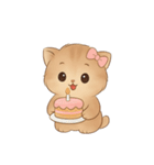 大きな目をした可愛い子猫 （NT）（個別スタンプ：19）