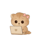 大きな目をした可愛い子猫 （NT）（個別スタンプ：21）