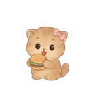 大きな目をした可愛い子猫 （NT）（個別スタンプ：22）