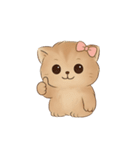 大きな目をした可愛い子猫 （NT）（個別スタンプ：24）