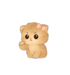大きな目をした可愛い子猫 （NT）（個別スタンプ：25）