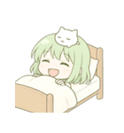 キュートなレモンヘアの女の子 （NT）（個別スタンプ：1）