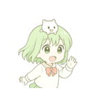 キュートなレモンヘアの女の子 （NT）（個別スタンプ：2）