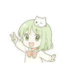キュートなレモンヘアの女の子 （NT）（個別スタンプ：3）