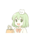 キュートなレモンヘアの女の子 （NT）（個別スタンプ：5）