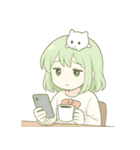 キュートなレモンヘアの女の子 （NT）（個別スタンプ：7）