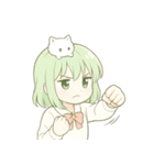 キュートなレモンヘアの女の子 （NT）（個別スタンプ：9）